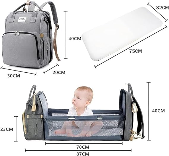 MOCHILA CUNA EXTENSIBLE 4 EN 1